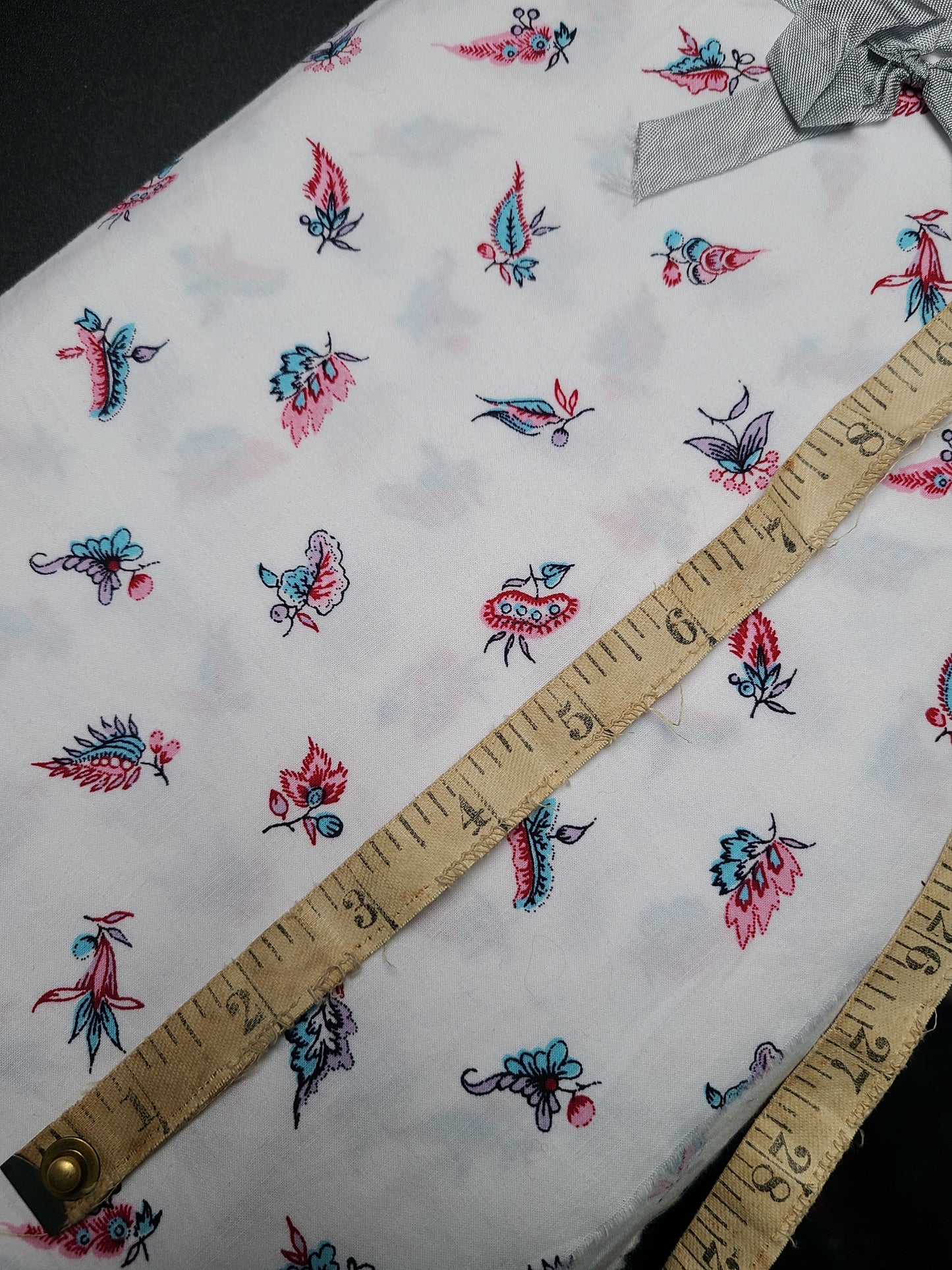 1770s Cotton Print - 7 yards, Gown length