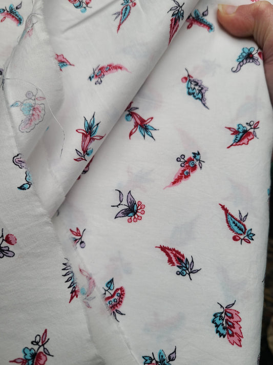 1770s Cotton Print - 7 yards, Gown length