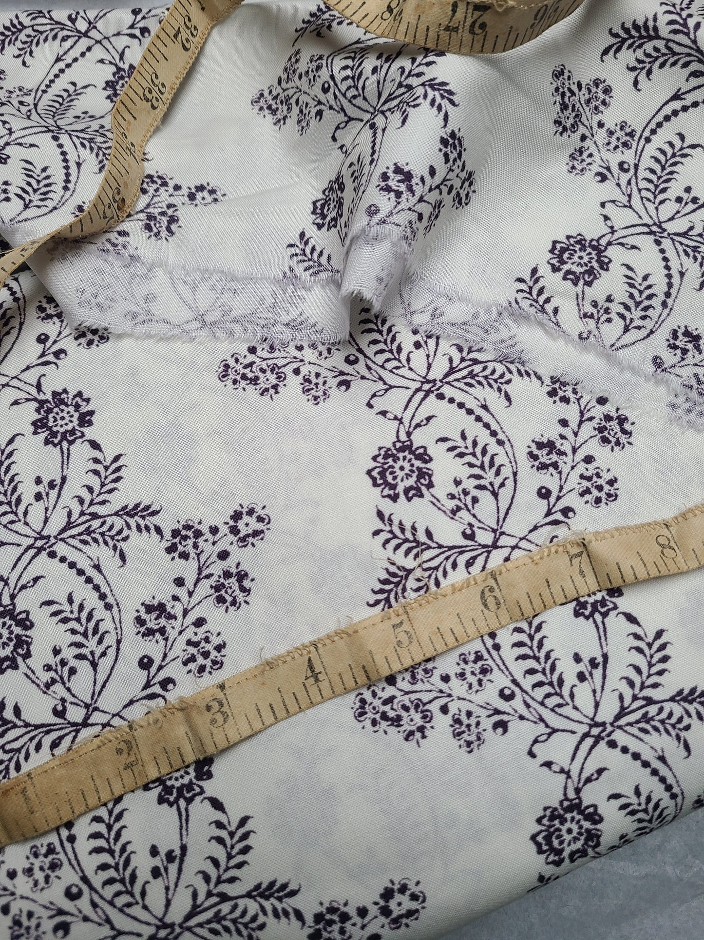 Cotton Print, "Trailing Vines" from CW