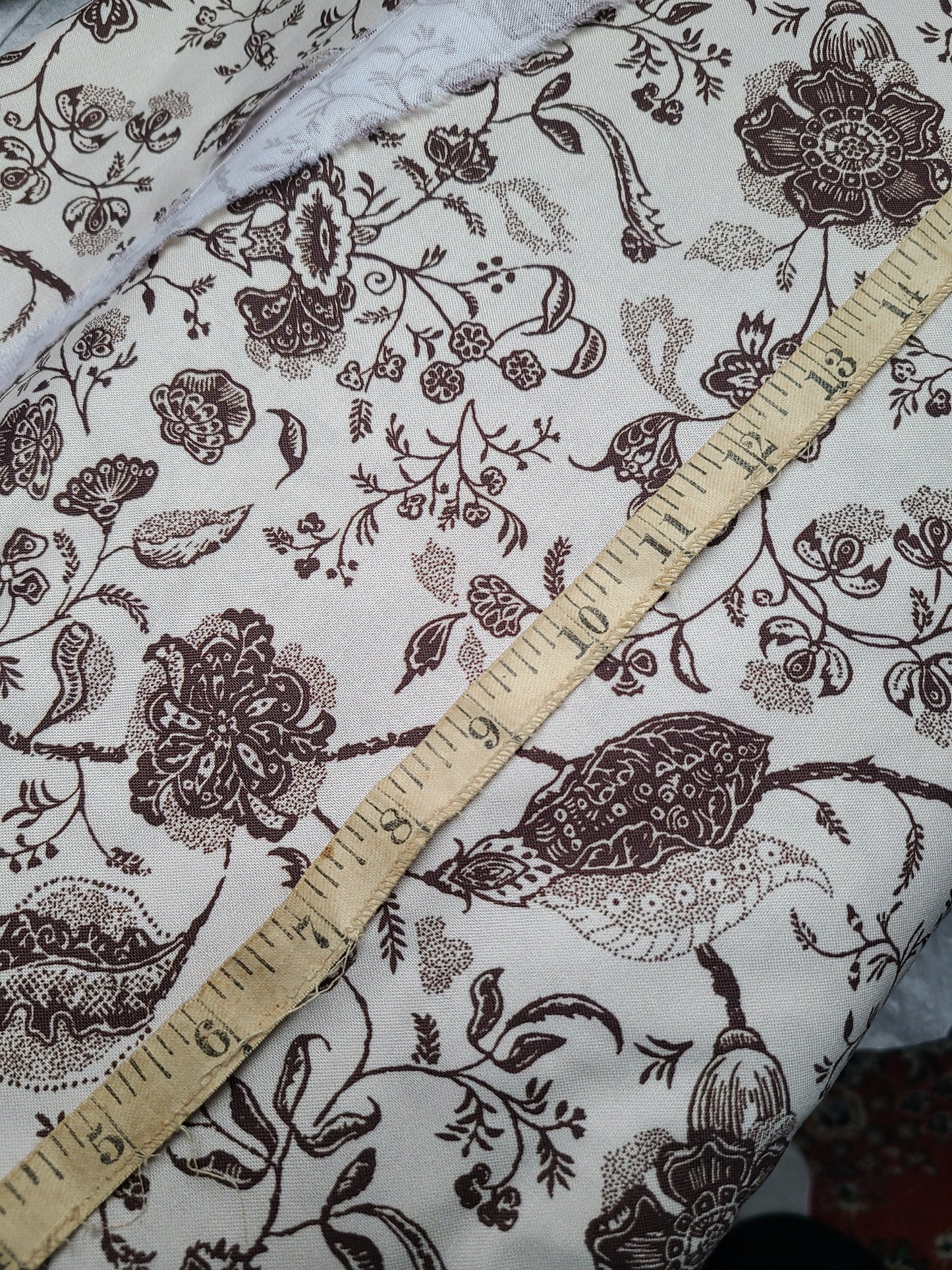 Cotton Print, "Philadelphia Floral" from CW