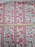 Cotton Print, "Cascading Floral" from CW