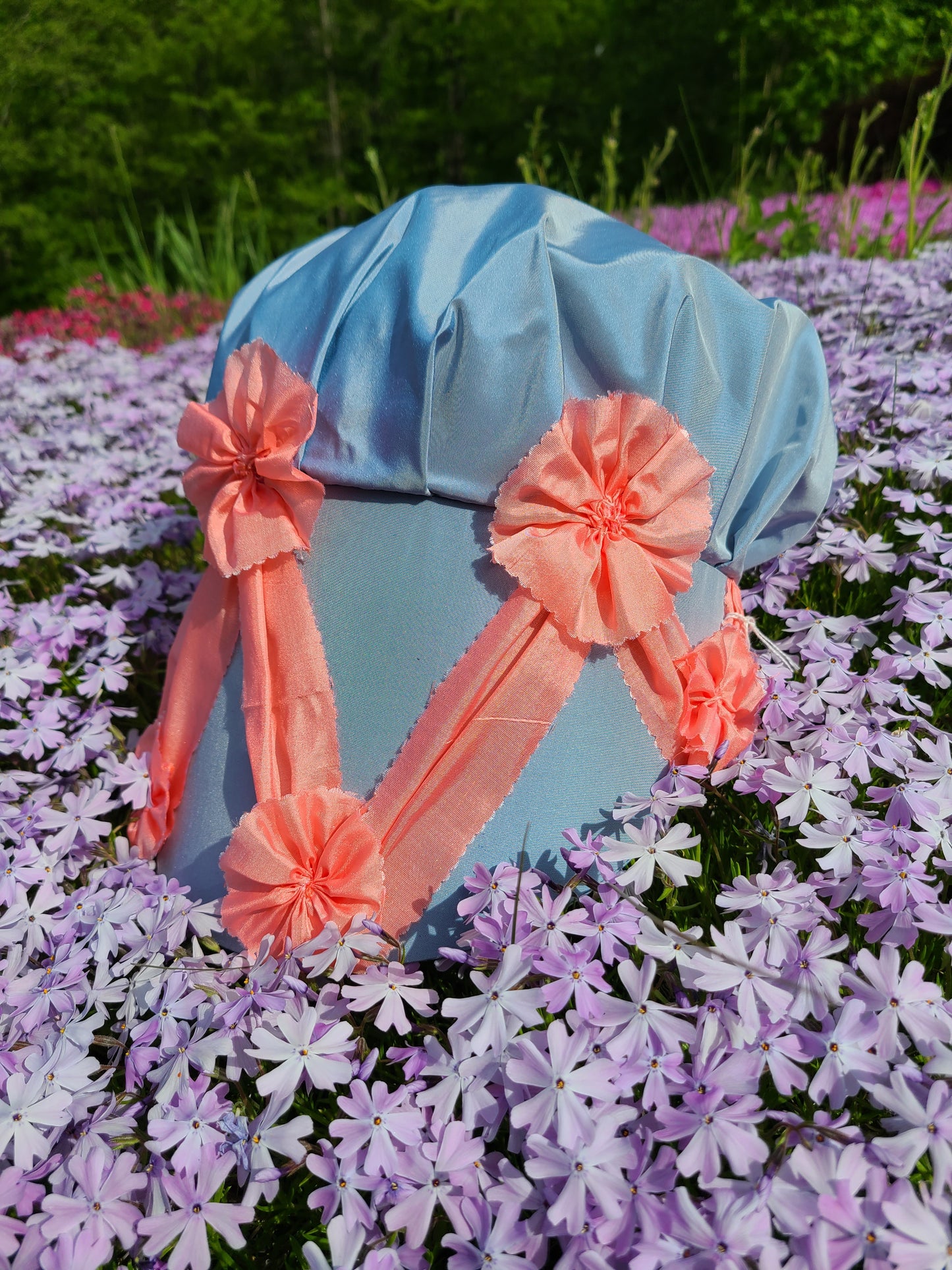 Blue and Pink Bonnet