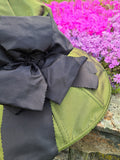 Olive Green Whalebone Bonnet