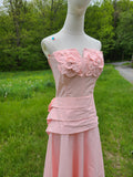 1940s Pink Evening Gown
