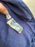 1940s Blue Workwear Blouse
