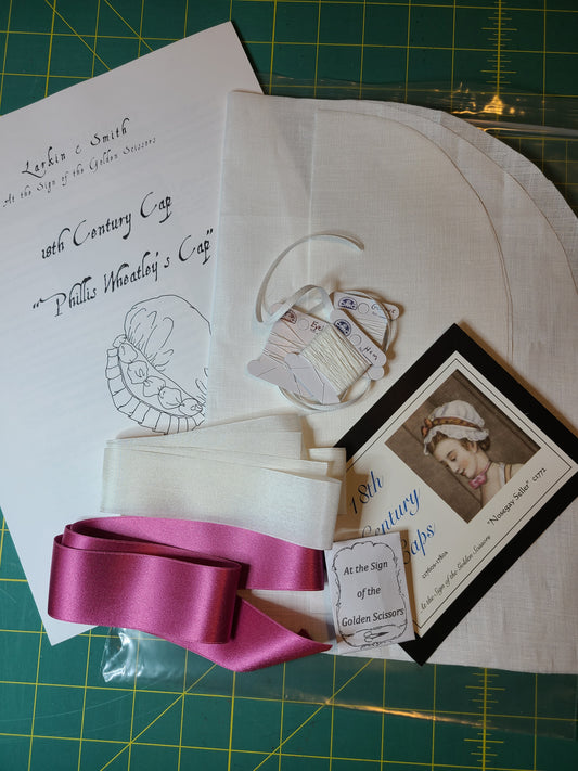 "Phyllis Wheatley" Cap Kit - Linen - Rose