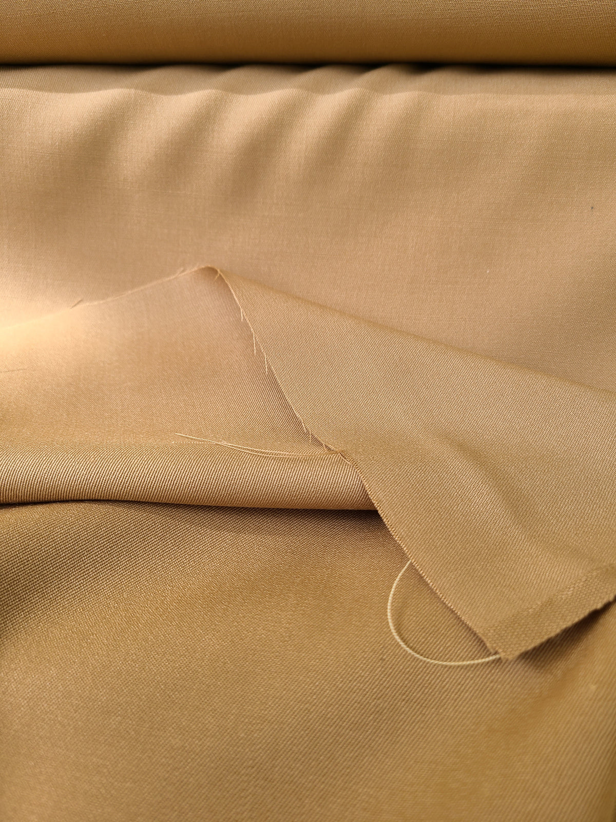 Tan Worsted Wool - by the yard