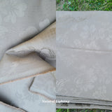 Brown Cotton Damask - By the Yard