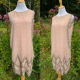 1920s Beaded Flapper Dress, As Is