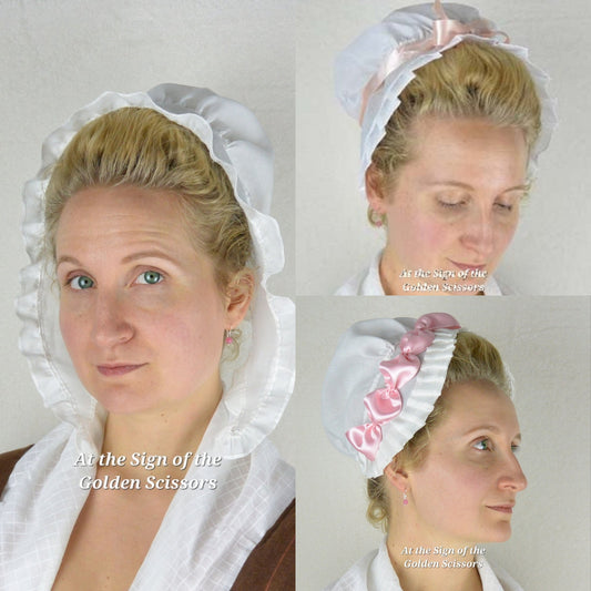 18th Century Caps Workshop - June 27, Charlestown, NH