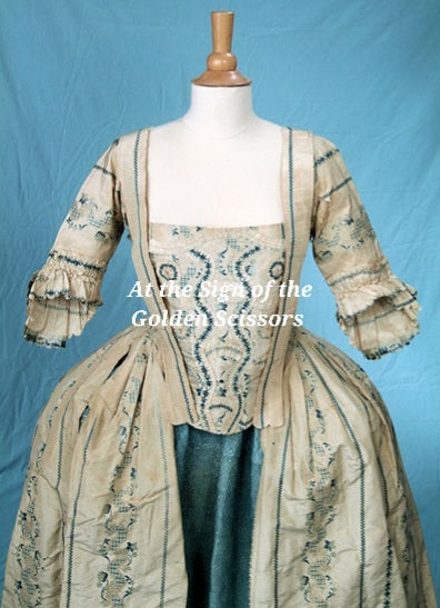 18th Century English Gown Pattern – At the Sign of the Golden Scissors