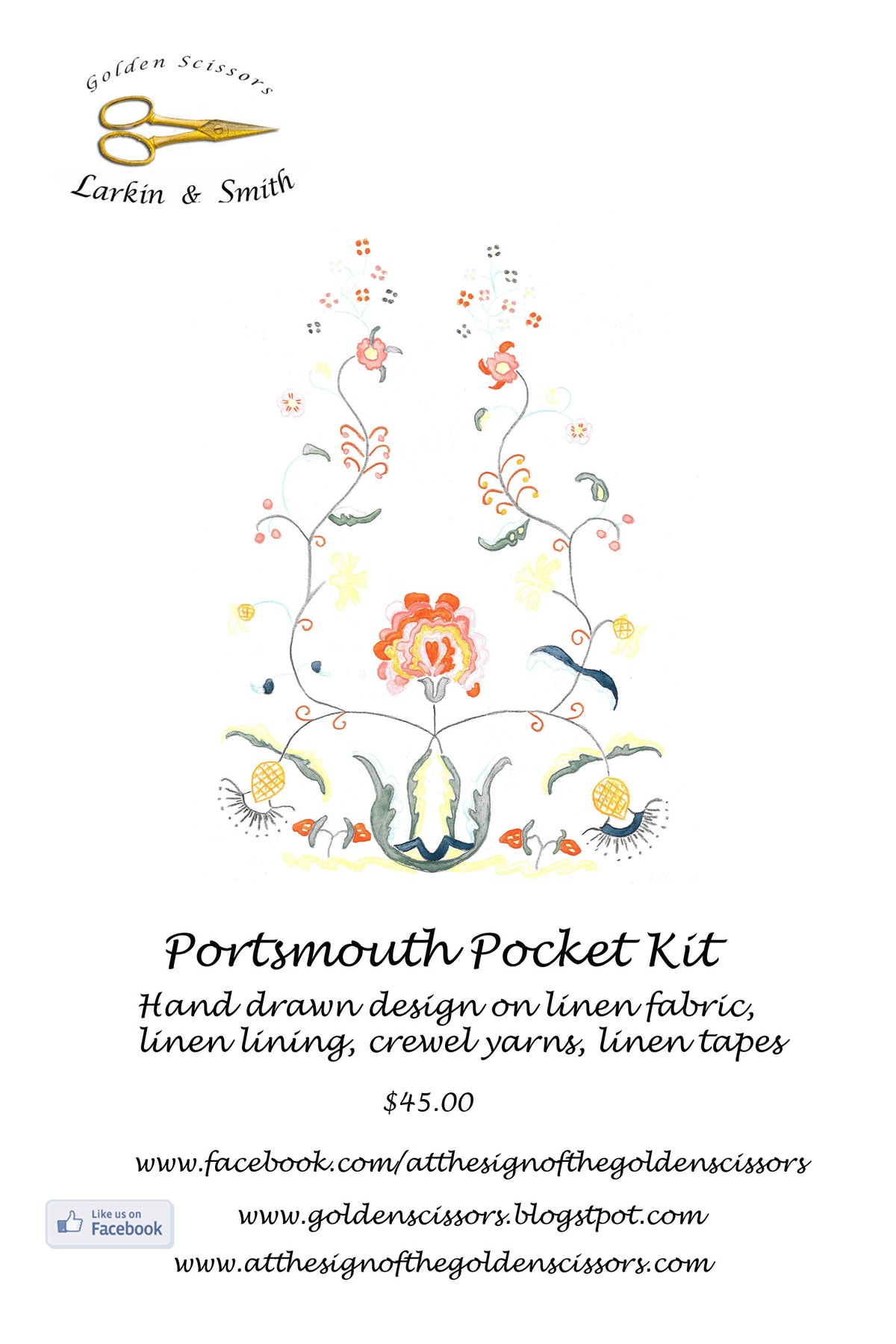 Embroidered Pocket Kit - Portsmouth