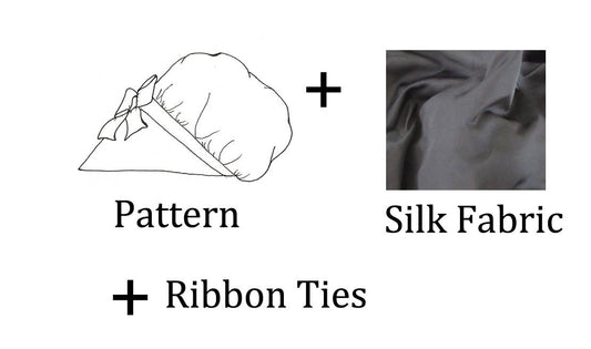 Colored Silk Bonnet Kits - Materials + Pattern