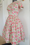 Vintage 1950s Currant Dress