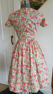 Vintage 1950s Currant Dress