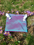 Purple Changeable Silk Workbag