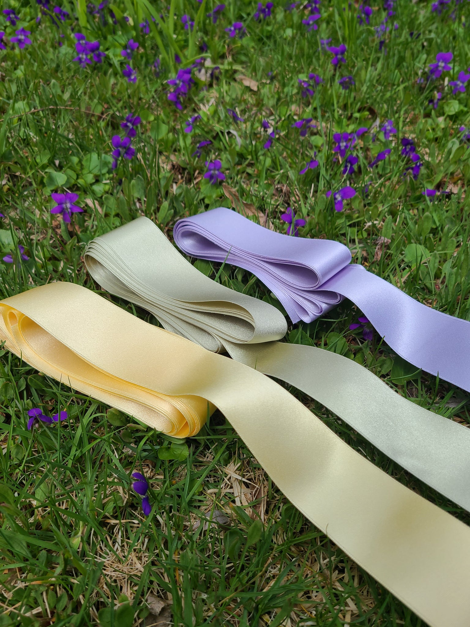 Lavender - Satin Ribbon Double Face - ( W: 1-1/2 inch | L: 25 Yards )