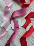 Pin Cushion Kits & Ribbon (Pink Heart)