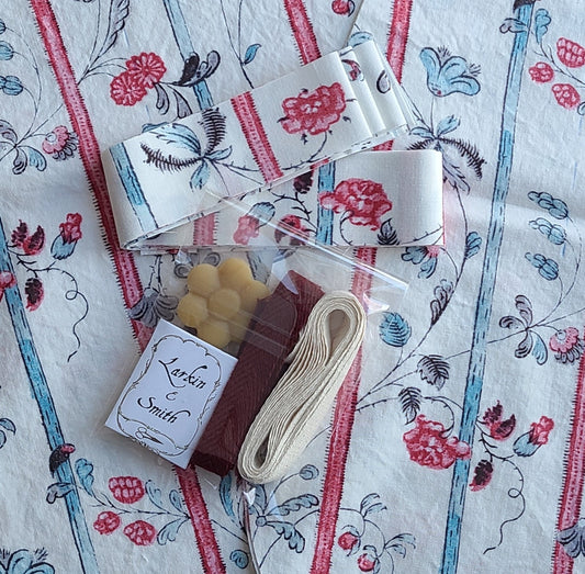 Pair of Cotton Pockets Kit - Scrolling Vine