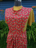 Reproduction 1940s Pinafore - Pineapple Print