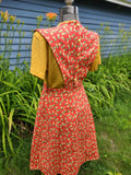 Reproduction 1940s Pinafore - Pineapple Print