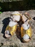 Vintage 1940s Gold Shoes