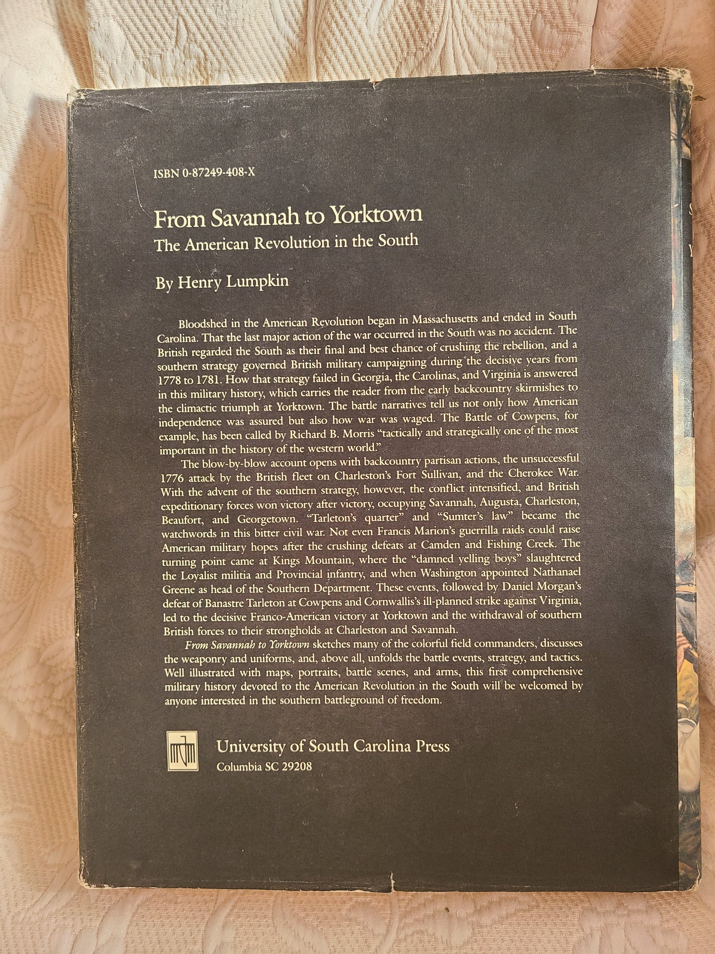 From Savannah to Yorktown - Signed 1st Edition