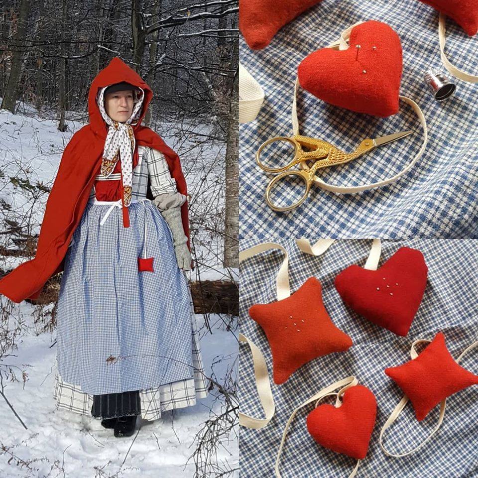 18th Century Wool Pin Cushions