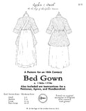 1770s English Bed Gown Pattern