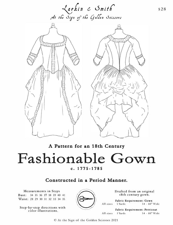 Fashionable Gown Pattern