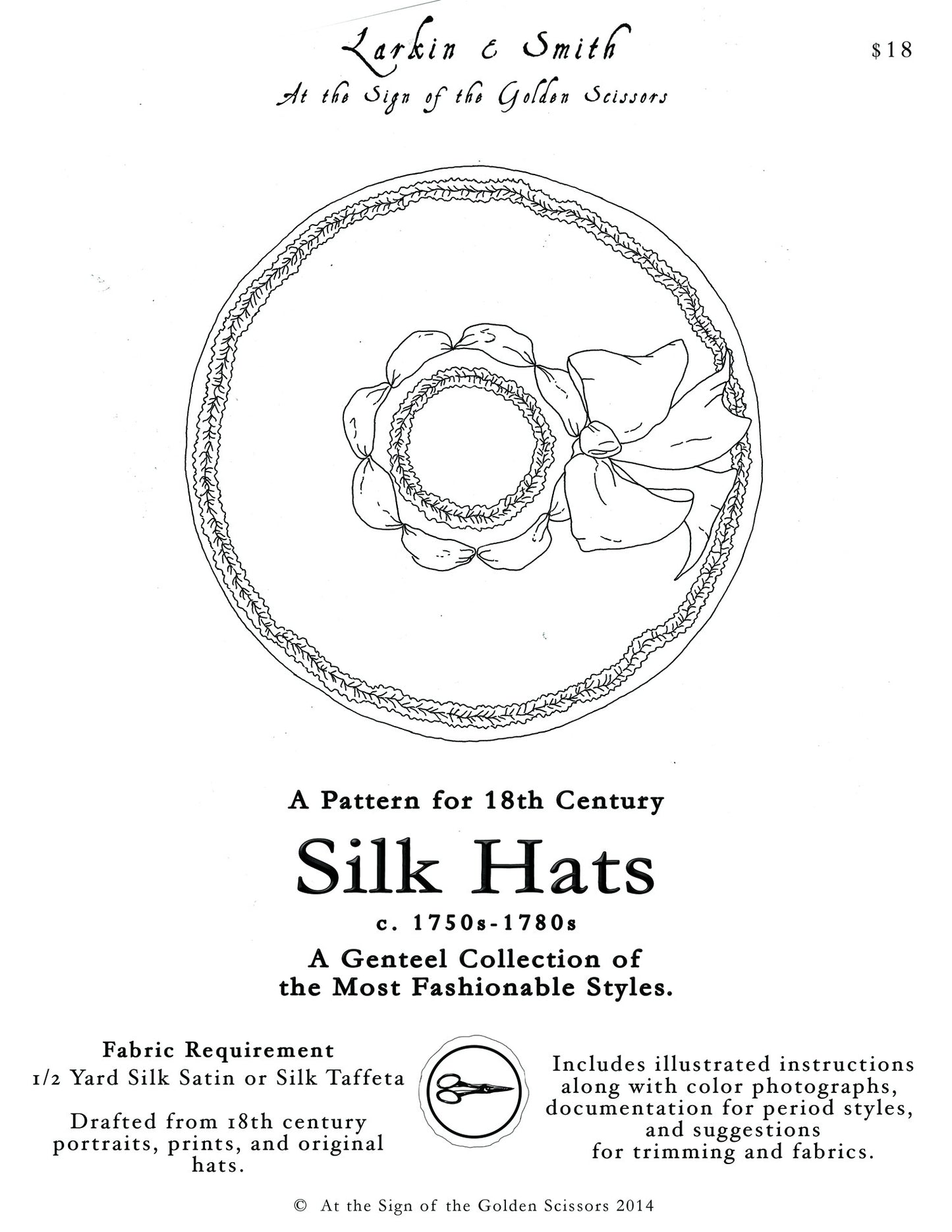 18th Century Silk Hat Pattern