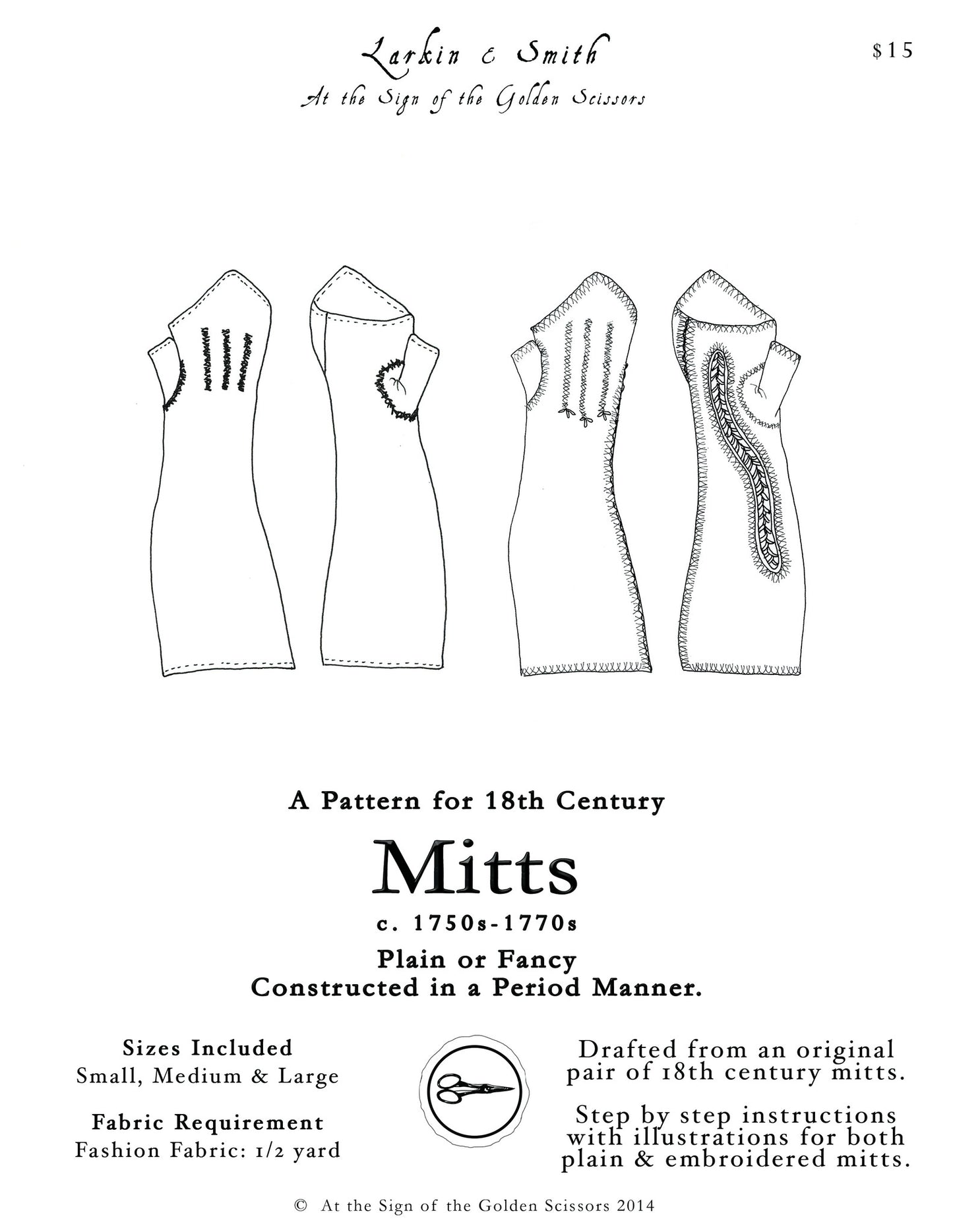 2026 Release - 18th Century Mitts Pattern