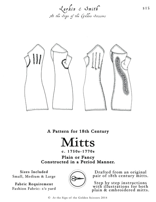 2026 Release - 18th Century Mitts Pattern