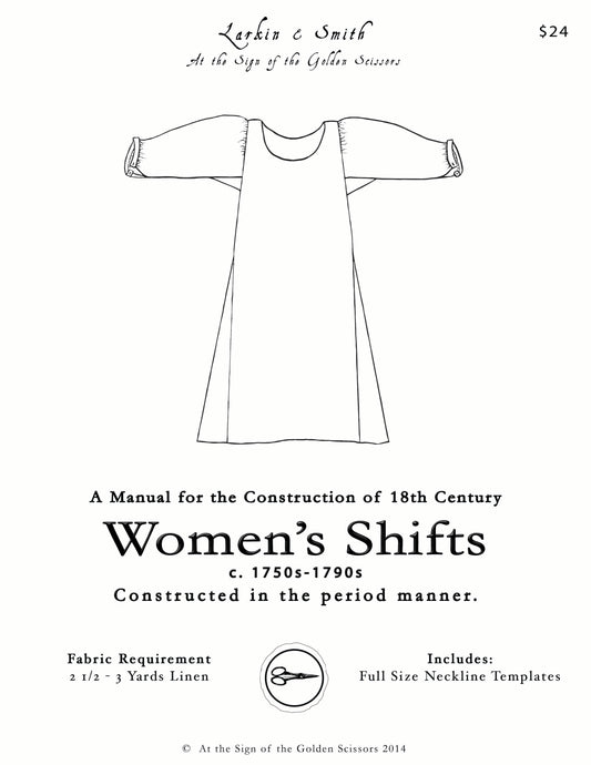 Coming Back in 2026 - Manual for 18th Century Women's Shifts